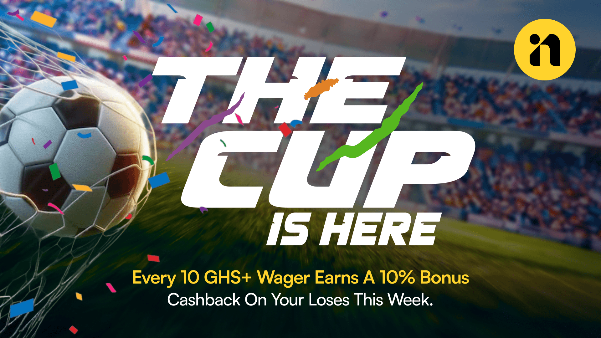 THE CUP IS HERE BONUS CASHBACK